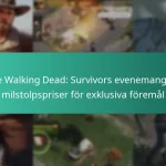 The Walking Dead: Survivors evenemangets milstolpspriser för exklusiva föremål
