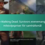 The Walking Dead: Survivors evenemangets milstolpspriser för samhällsmål