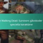 The Walking Dead: Survivors gåvokoder för speciella karaktärer