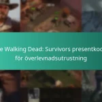The Walking Dead: Survivors presentkoder för överlevnadsutrustning