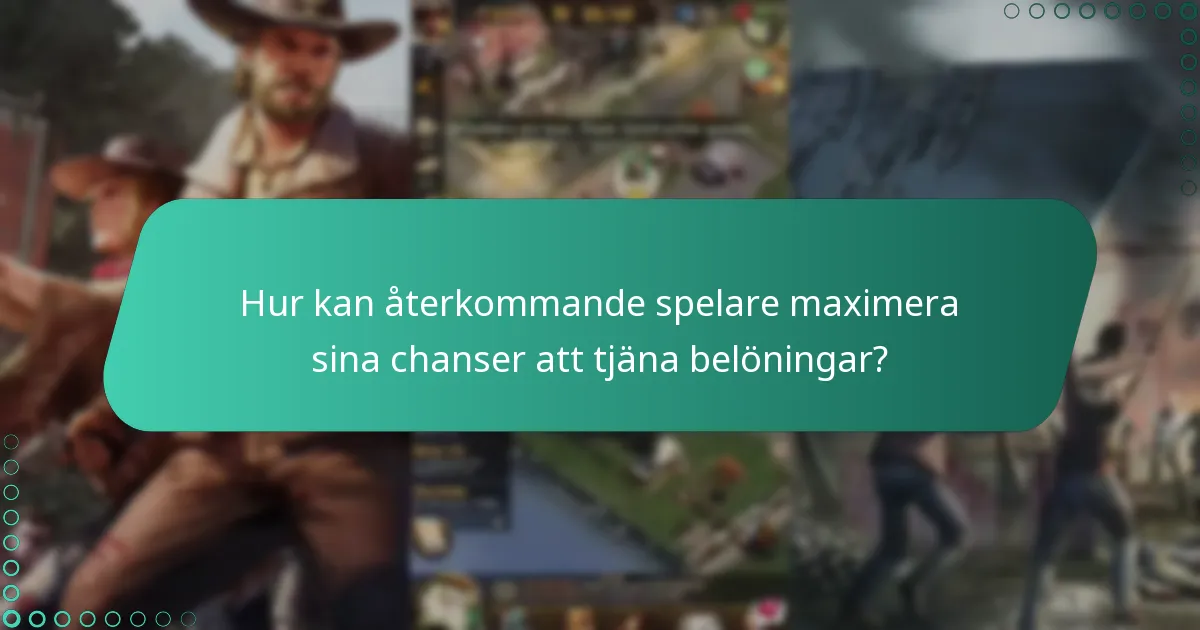 Vem kvalificerar sig som återkommande spelare för evenemanget?