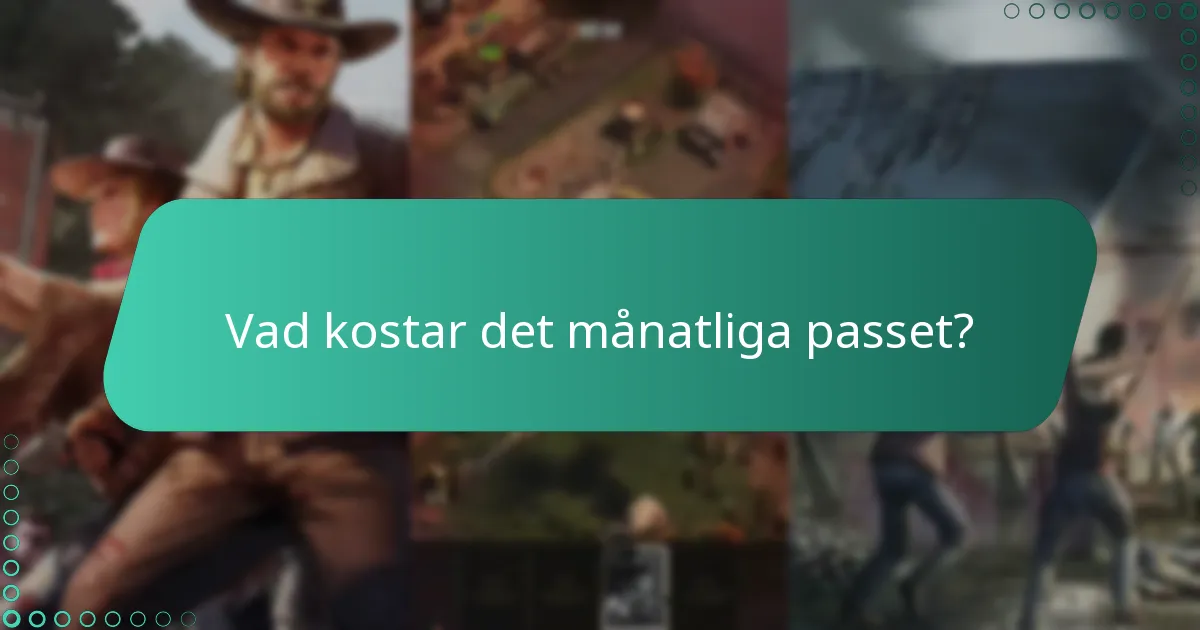 Vilka alternativ finns till det månatliga passet?